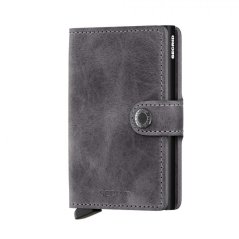 Miniwallet Secrid Vintage Grey-Black