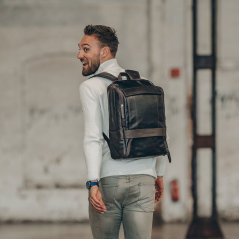 Kožený batoh Chesterfield Rich C58.015701 hnědý