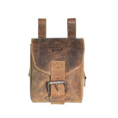 Kožená kapsa na opasek Greenburry 1754-HM-25 hnědá