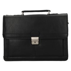 Kožená aktovka Lagen LG-1881 černá