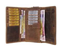 Kožená peněženka Greenburry 1817-25 hnědá