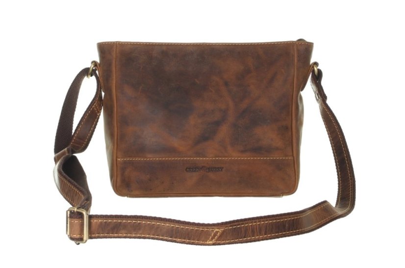 Kožená crossbody vintage kabelka Greenburry 1532-2