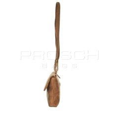 Malá kožená kabelka GREENBURRY 1583-25 hnědá