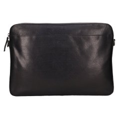 Kožená crossbody taška Lagen 12761 černá