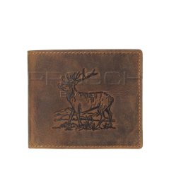 Kožená peněženka Greenburry 1702-Stag-3 hnědá