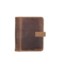 Kožený organizer A5 Greenburry 1787A-25 hnědý