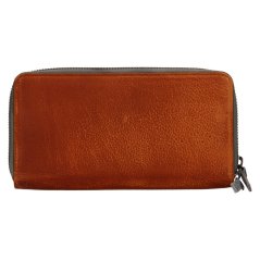 Dámská kožená peněženka Lagen JK-200/D Caramel/Gr