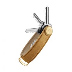 Klíčenka Orbitkey 2.0 Waxed Canvas Golden Sand