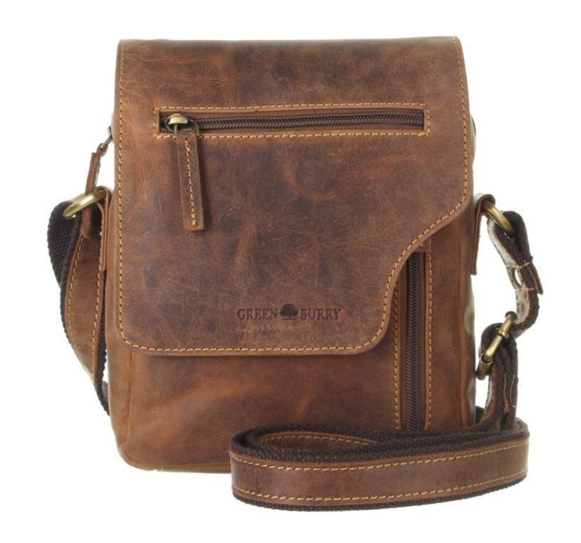 Kožená taška Greenburry Revolv. Bag Small 1694A-25