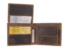 Kožená peněženka Greenburry 1676-25 hnědá