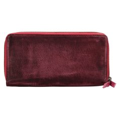 Dámská kožená peněženka Lagen  JK-200/D Plum/Fuch