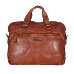 Kožená taška na notebook Greenburry 2908-24 Cognac
