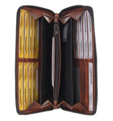 Dámská kožená peněženka na zip Greenburry 2150-32