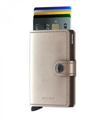Miniwallet Secrid Metallic Bronze