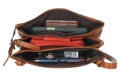 Kožená crossbody kabelka Greenburry Colum. 2511-24