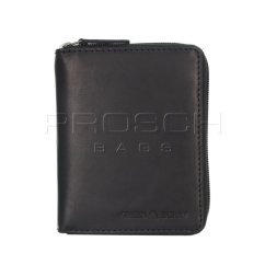 Kožená peněženka na zip Greenburry 1126-20 Black
