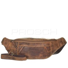 Kožená ledvinka GREEN BURRY 1743A-25 hnědá