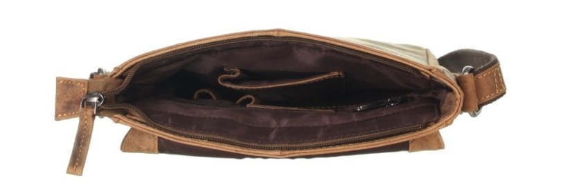 Kožená taška Greenburry 1650-25 hnědá