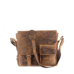 Kožená taška Greenburry 1913-M-25 hnědá
