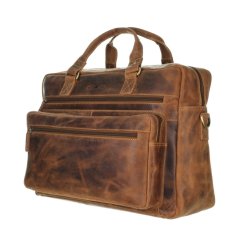 Kožený weekender 17" notebook Greeburry 1539-25