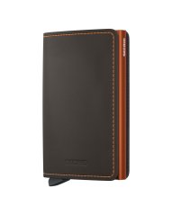 Slimwallet Secrid Truffle/Orange
