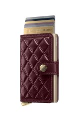 Miniwallet Secrid Emboss Diamond MEd-Bordeaux+