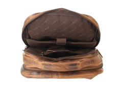 Kožený batoh na notebook XL Greenburry 1691M-25