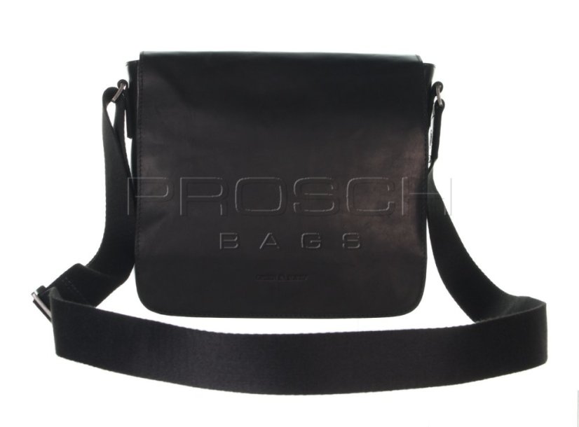 Kožená taška Greenburry 1107-20 Black