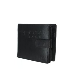 Pánská kožená peněženka LAGEN  W-2006 černá