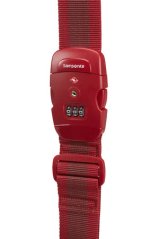 Popruh na kufr Samsonite se zámkem TSA Red