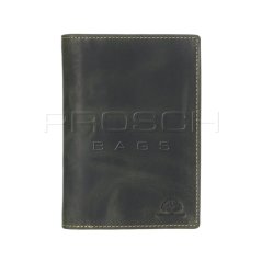 Kožená dokladovka Greenburry 328B-30 olivová