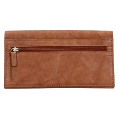 Dámská kožená peněženka LAGEN  V-13 cognac