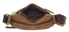 Pánská kožená taška Greenburry 1556-25 hnědá