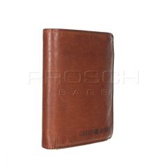 Kožená peněženka washed 2921-24 Cognac