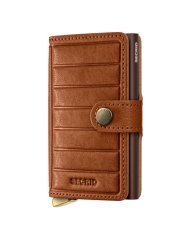 Miniwallet Secrid Emboss Lines MEl-Cognac+