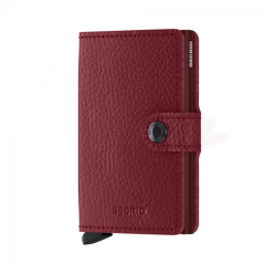 Miniwallet Secrid Vegetable Tanned Rosso-Bordeaux