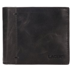 Pánská kožená peněženka Lagen 12593-B černá