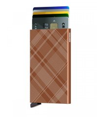 Cardprotector Secrid Laser Tartan Rust