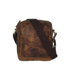 Pánská kožená taška Greenburry 1555-25 hnědá