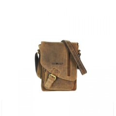 Kožená taška Greenburry 1712-25 hnědá