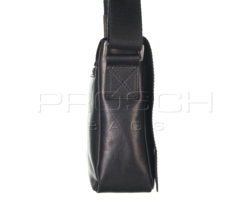 Kožená taška Greenburry 1108-20 Black