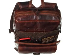Kožený batoh Greenburry BTK 1307-25 cognac