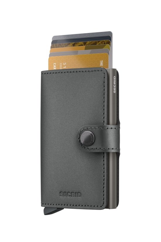 Miniwallet Secrid Matte Satin Steel