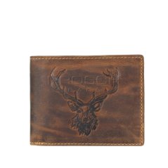 Kožená peněženka Greenburry 1705-RS-25 hnědá