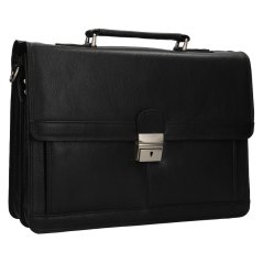 Kožená aktovka Lagen LG-1881 černá