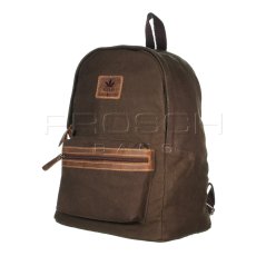 Vintage konopný batoh 5921-30 zelený