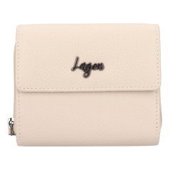 Dámská malá peněženka Lagen LG-003 béžová