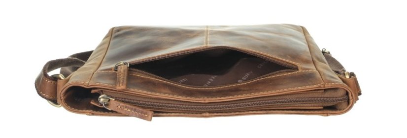 Kožená crossbody vintage kabelka Greenburry 1532-2