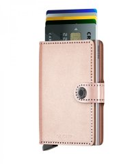 Miniwallet Secrid Metallic Rose