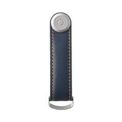 Kožená klíčenka Orbitkey 2.0 Navy & Tan Stitching